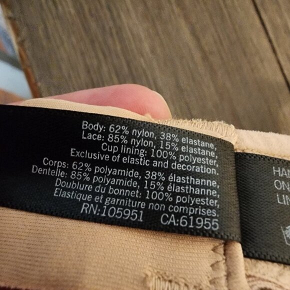 Natori Bliss Perfection Contour Underwire Bra Tan 36B - Picture 13 of 13